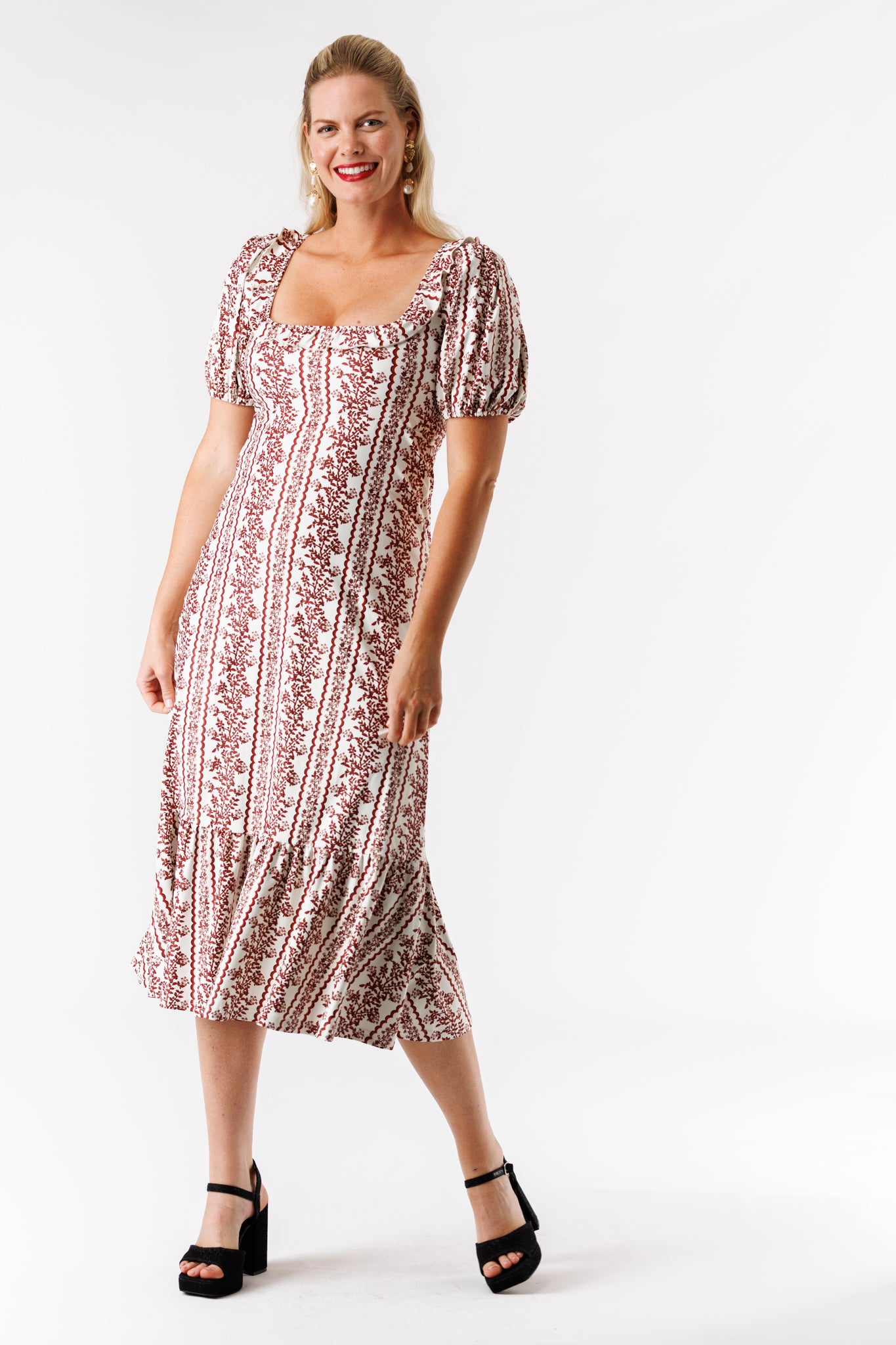 The Gretchen Dress - Berry Bush