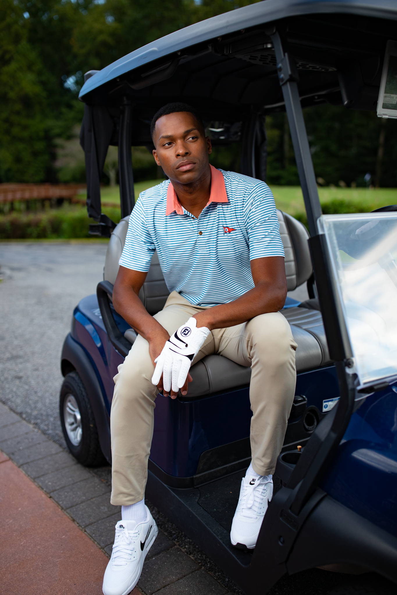 The Smitty Polo - Sailors Stripe Teal