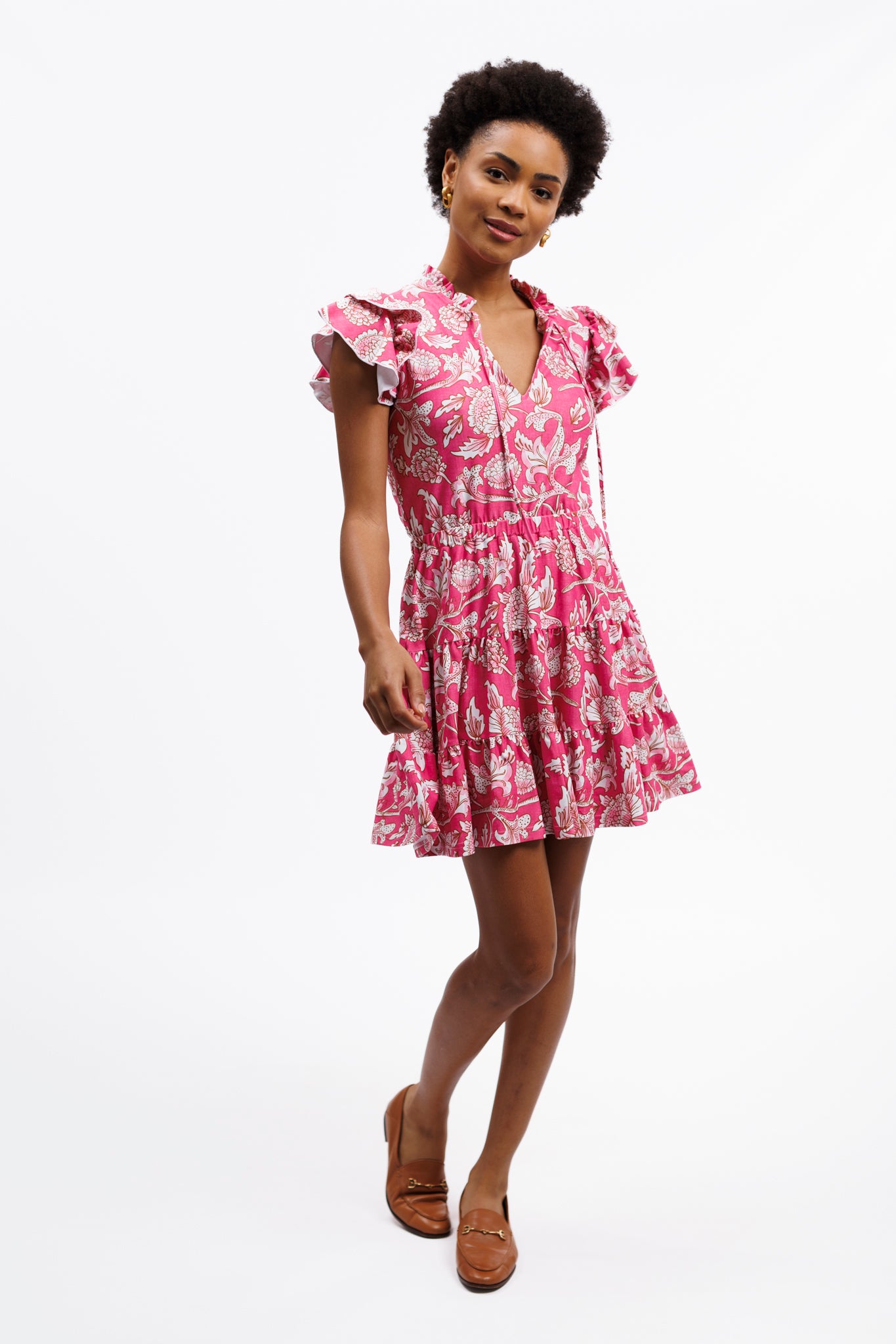 The Maeve Dress - Tuileries Bloom Pink