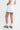 Nell Skort - White/Green Olive