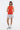 Alice Ruffle Polo - Tomato