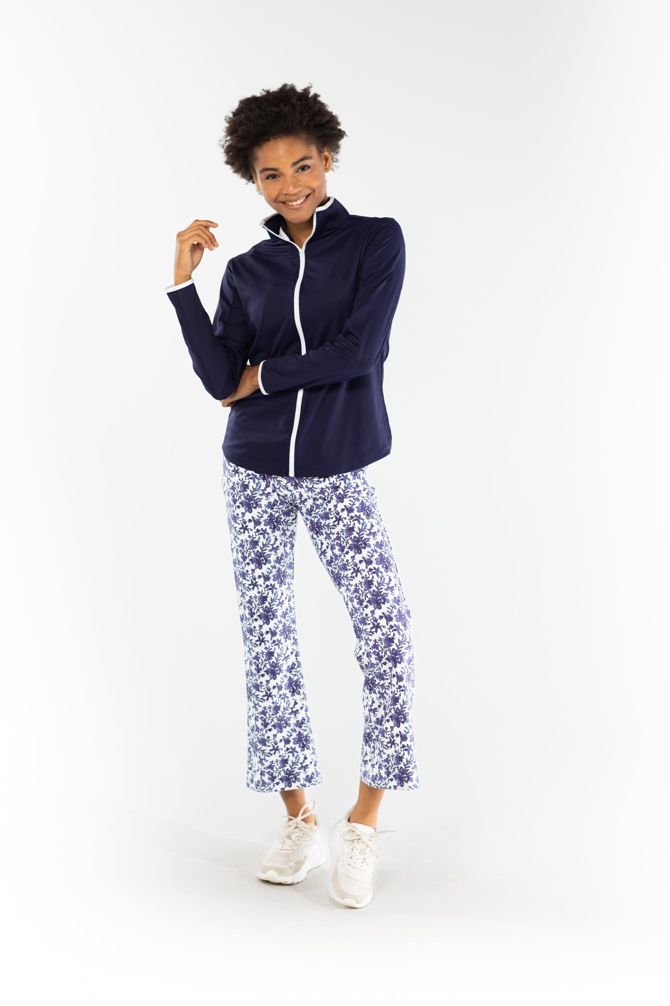The Frankie Full Zip - Navy
