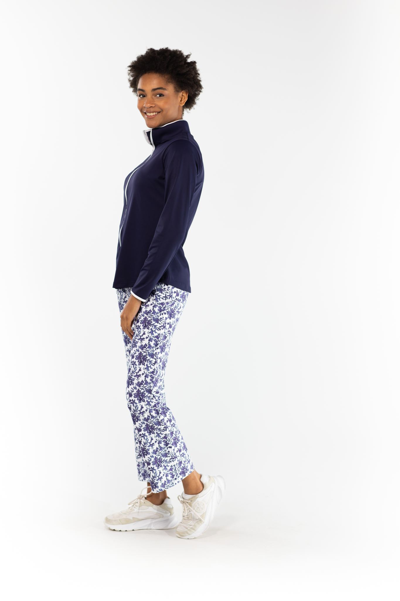 The Frankie Full Zip - Navy